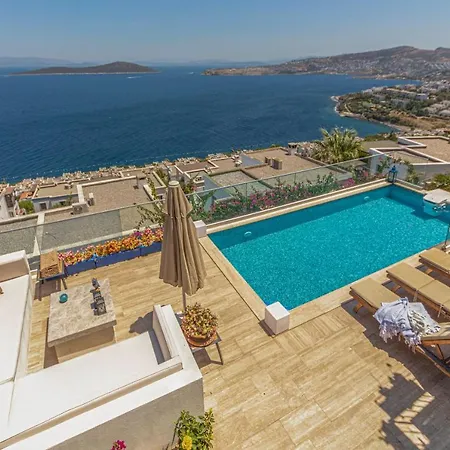 Luxurious House With Private Pool And Gorgeous Sea View In Bodrum